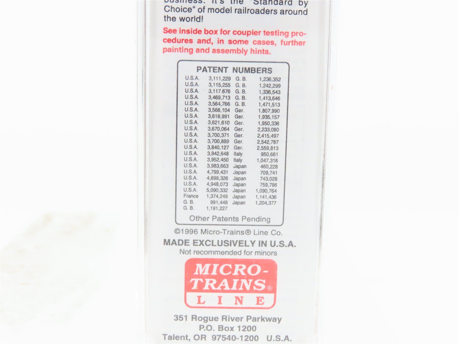 N Scale Micro-Trains MTL 20346 B&O Baltimore & Ohio 40' Standard Boxcar #470687