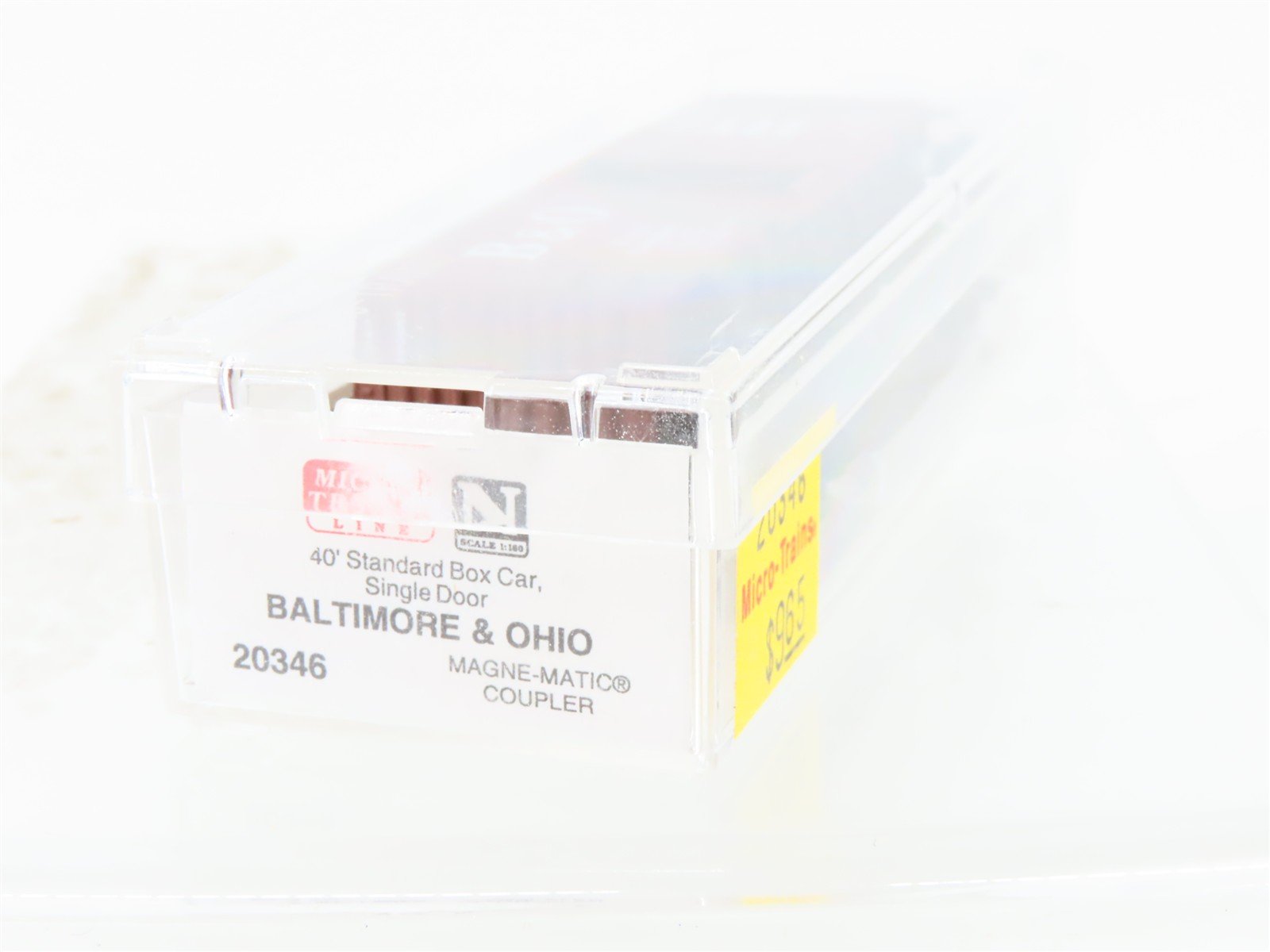N Scale Micro-Trains MTL 20346 B&O Baltimore & Ohio 40' Standard Boxcar #470687