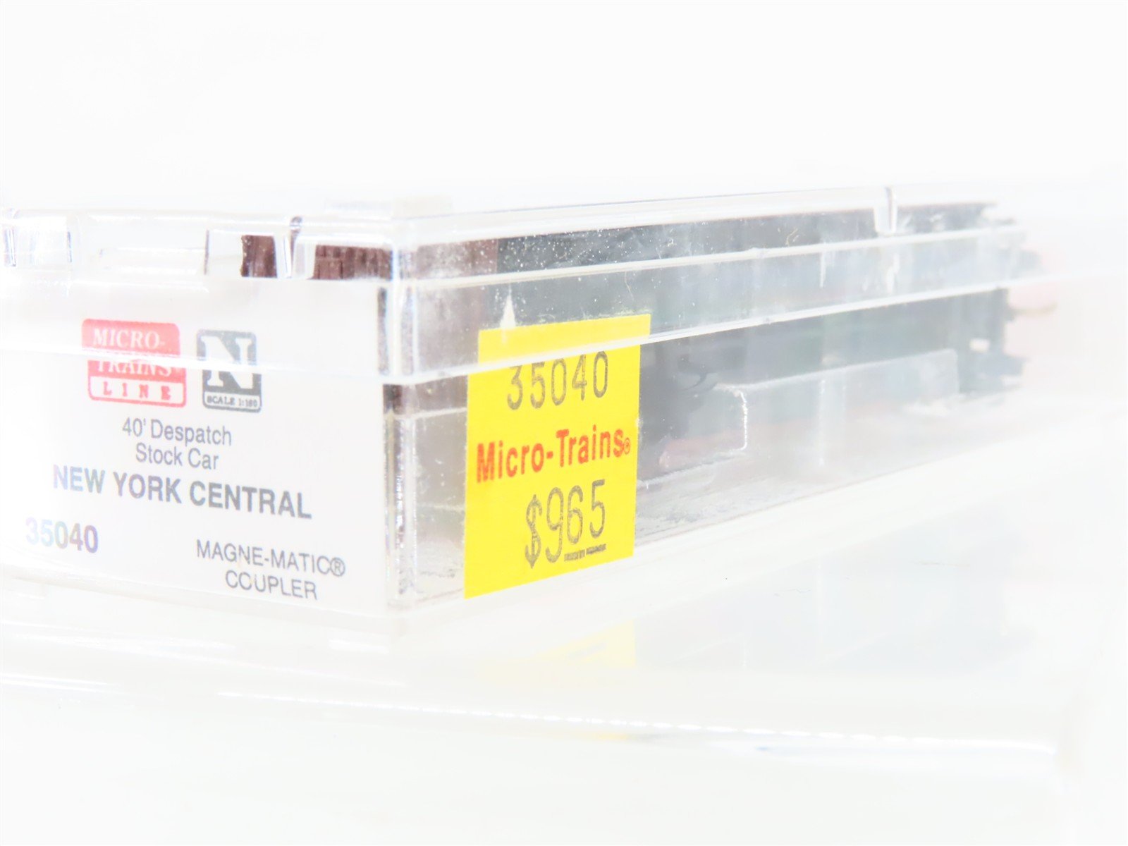 N Scale Micro-Trains MTL 35040 NYC New York Central 40' Despatch Stock #28022