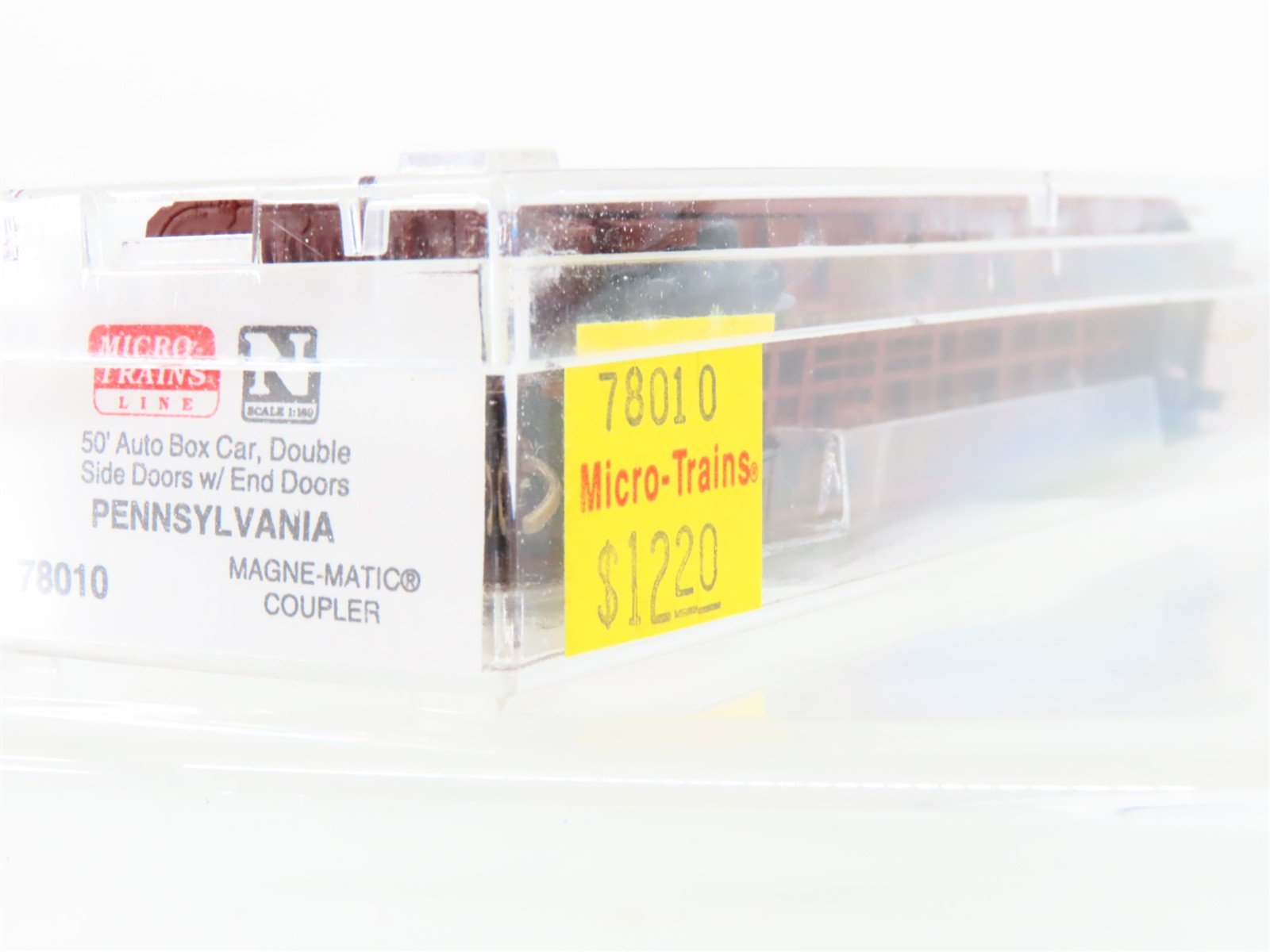 N Scale Micro-Trains MTL 78010 PRR Pennsylvania 50' Auto Boxcar #82023