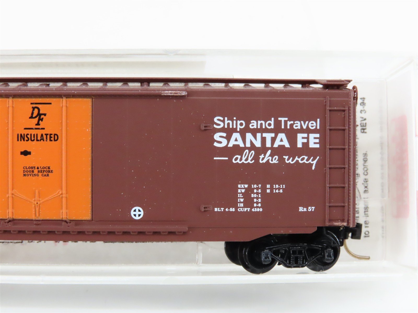 N Scale Micro-Trains MTL 32050/3 SFRD Santa Fe 50' Standard Boxcar #6172