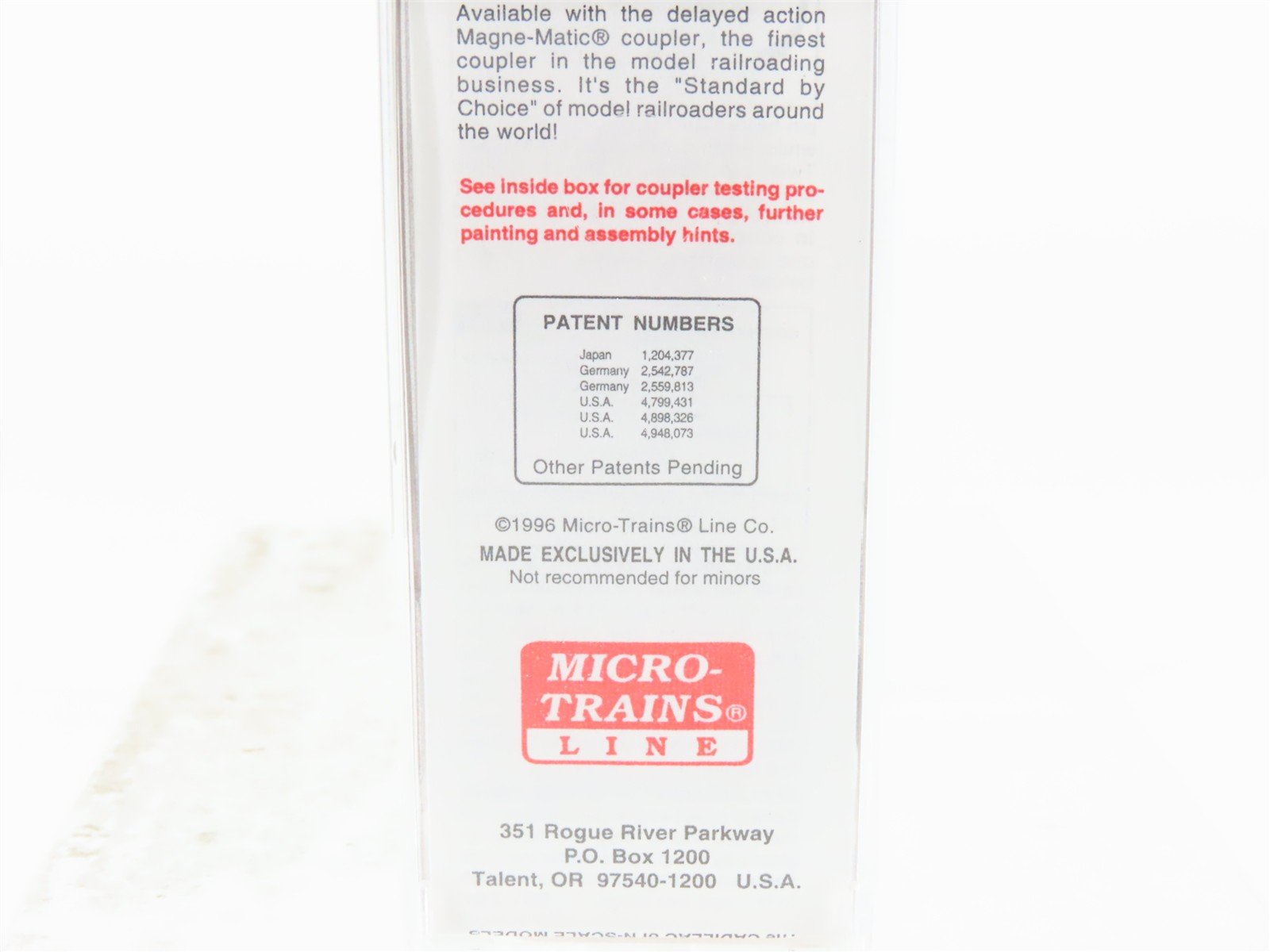 N Scale Micro-Trains MTL 32050/3 SFRD Santa Fe 50' Standard Boxcar #6172