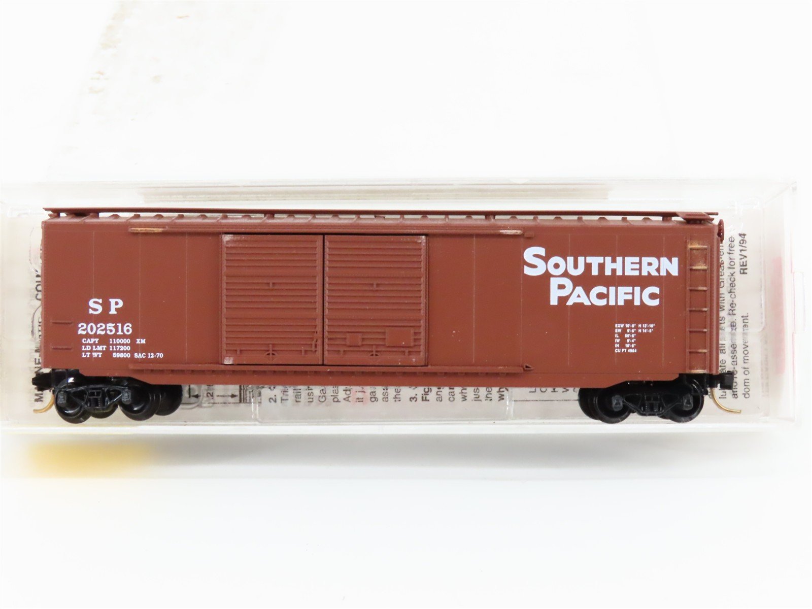 N Scale Micro-Trains MTL 34050 SP Southern Pacific 50' Standard Boxcar #202516
