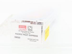 N Scale Micro-Trains MTL 59520 PFE Pacific Fruit Express 40' Reefer #41507