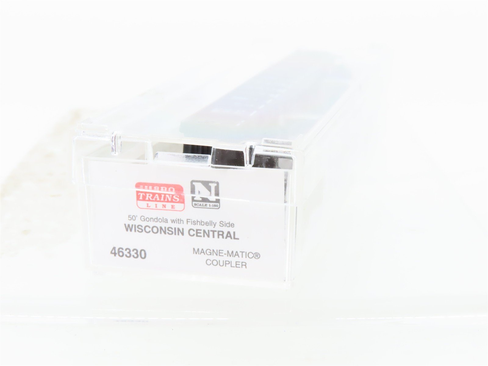 N Scale Micro-Trains MTL 46330 WC Wisconsin Central 50' Fishbelly Gondola #55169