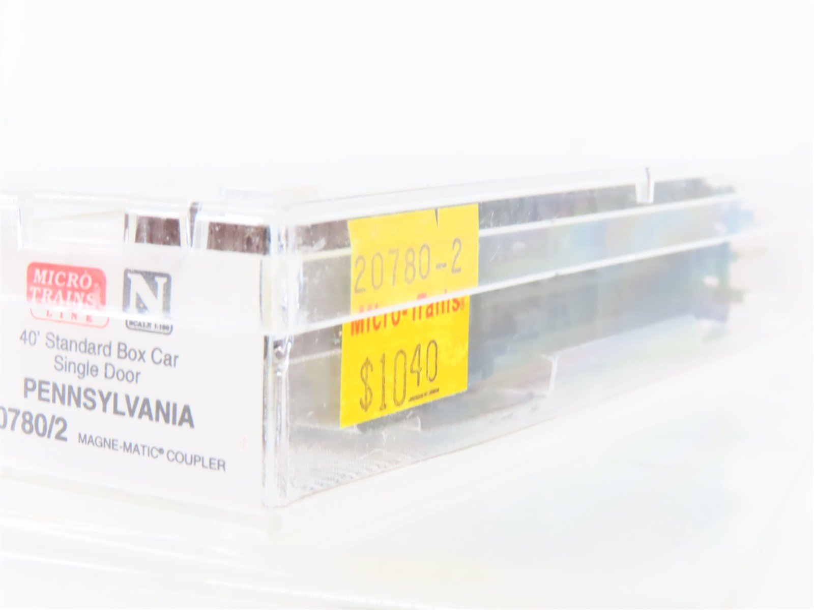 N Scale Micro-Trains MTL 20780/2 PRR Pennsylvania 40' Standard Boxcar #603120