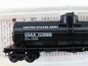 N Scale Micro-Trains MTL 65370 USAX US Army 36' Single Dome Tankcar #10986