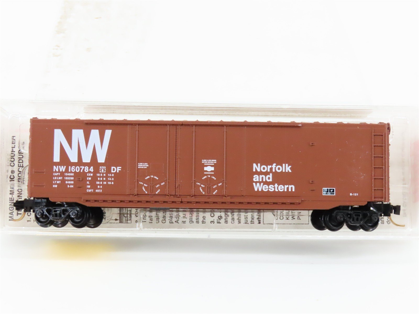 N Scale Micro-Trains MTL 75030 N&W Norfolk & Western 50' Standard Boxcar #160784