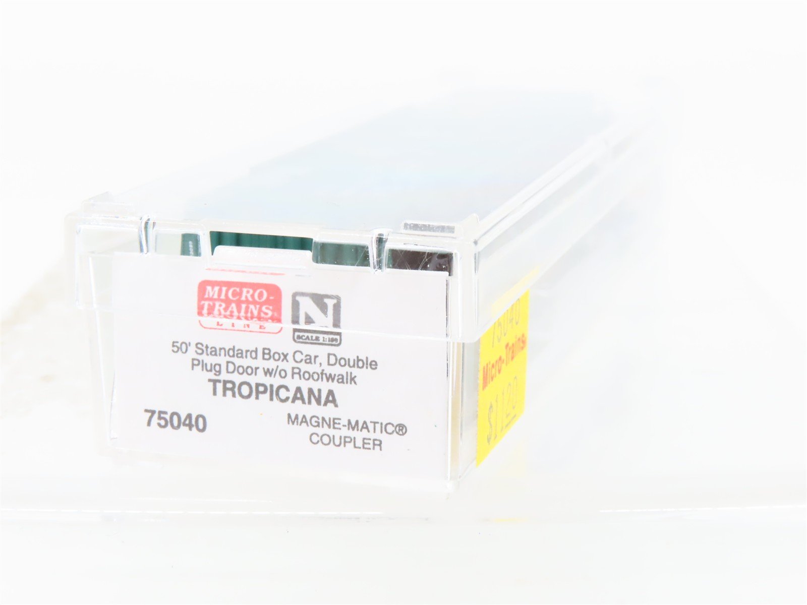 N Scale Micro-Trains MTL 75040 USLX Tropicana 50' Standard Boxcar #13085