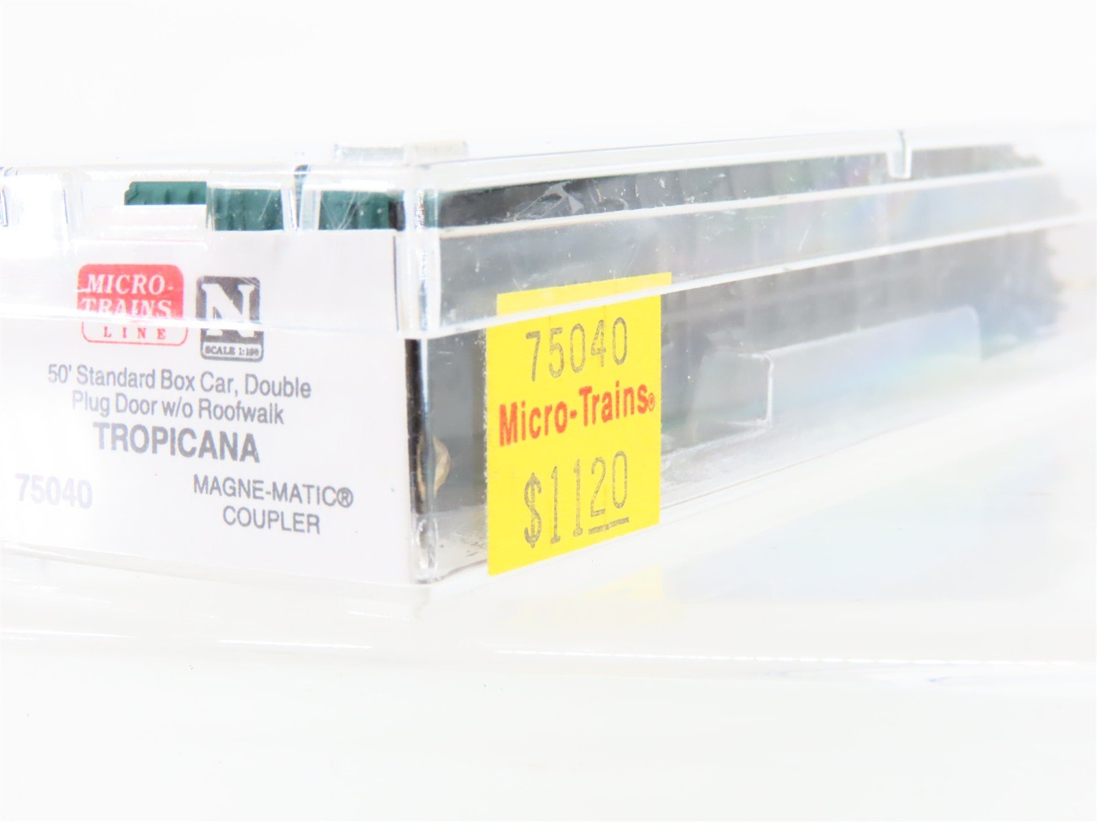 N Scale Micro-Trains MTL 75040 USLX Tropicana 50' Standard Boxcar #13085