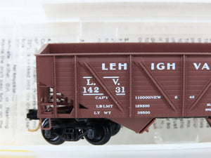 N Scale Micro-Trains MTL 57030 LV Lehigh Valley Railroad 33' 2-Bay Hopper #14231