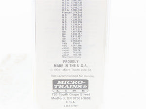 N Scale Micro-Trains MTL 57030 LV Lehigh Valley Railroad 33' 2-Bay Hopper #14231