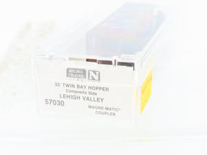 N Scale Micro-Trains MTL 57030 LV Lehigh Valley Railroad 33' 2-Bay Hopper #14231
