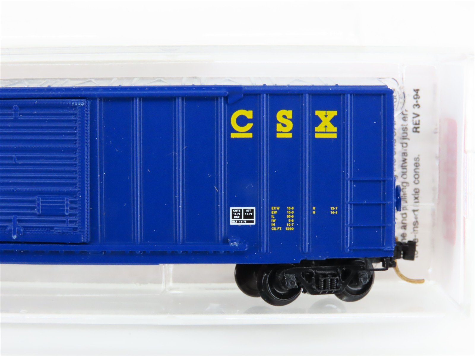 N Scale Micro-Trains MTL 25550/2 CSXT 50' Single Door Box Car #141072