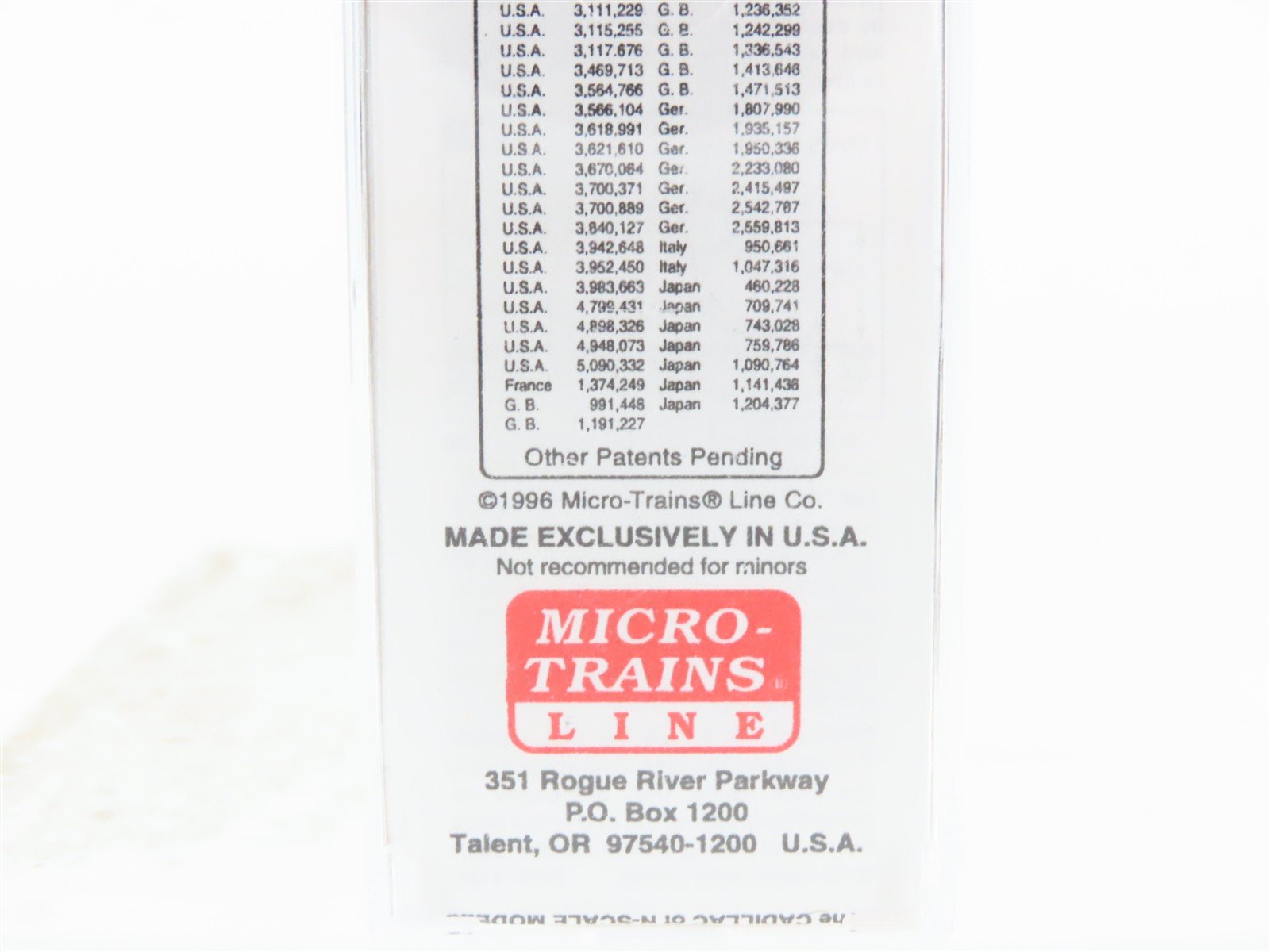 N Scale Micro-Trains MTL 25550/2 CSXT 50' Single Door Box Car #141072