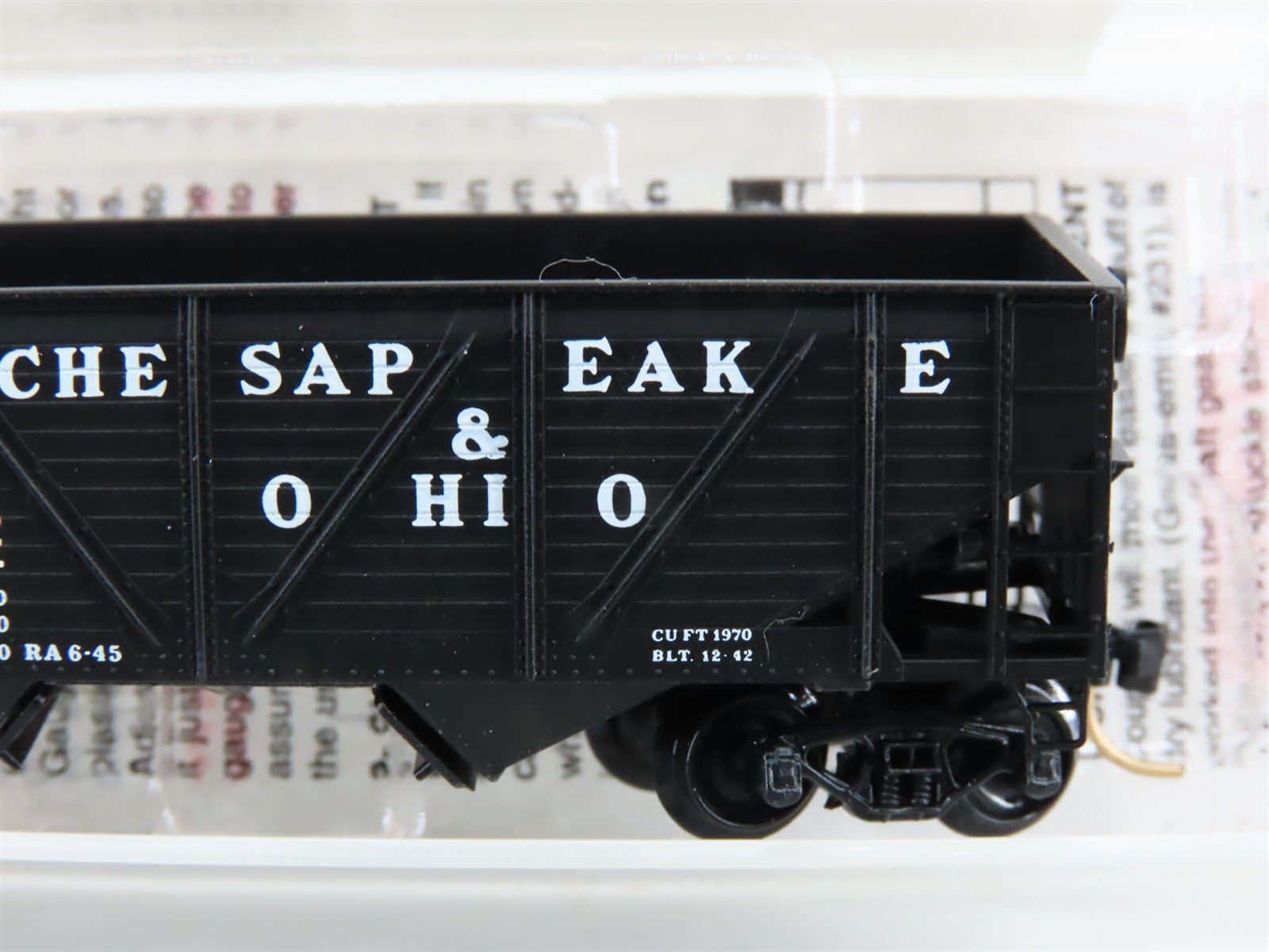 N Scale Micro-Trains MTL 57070 C&O Chesapeake & Ohio 2-Bay Hopper #55442