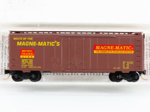 N Scale Micro-Trains MTL 21200 Route of the Magne-Matic's 40' Box Car #80