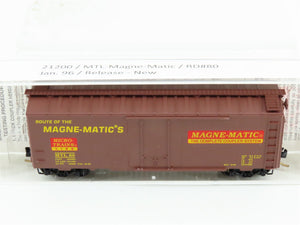 N Scale Micro-Trains MTL 21200 Route of the Magne-Matic's 40' Box Car #80