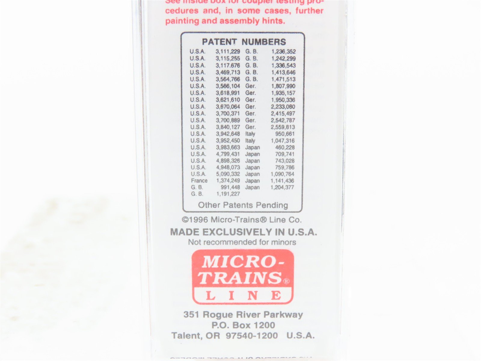N Scale Micro-Trains MTL 21110 ATSF Santa Fe 40' Plug Door Box Car #149953