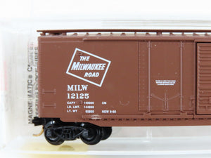 N Scale Micro-Trains MTL 33100 MILW Milwaukee Road 50' Box Car #12125