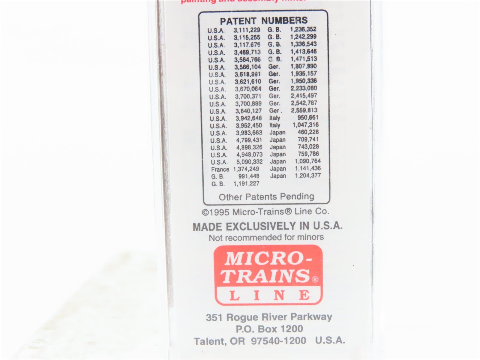 N Scale Micro-Trains MTL 33100 MILW Milwaukee Road 50' Box Car #12125