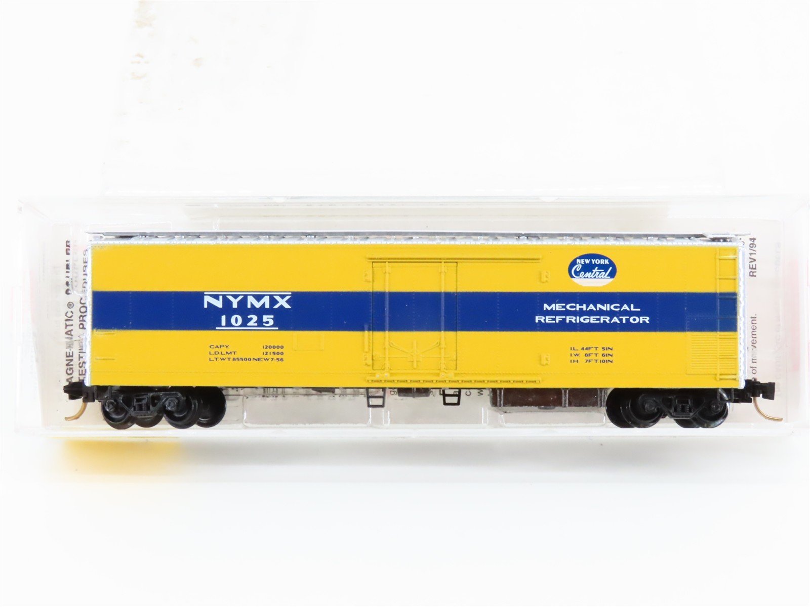 N Scale Micro-Trains MTL 69080 NYMX New York Central Mechanical Reefer #1025