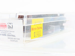 N Scale Micro-Trains MTL 51080 NYC New York Central 34' Wood Caboose #19551