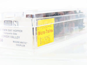 N Scale Micro-Trains MTL 57030 LV Lehigh Valley Railroad 33' 2-Bay Hopper #14231