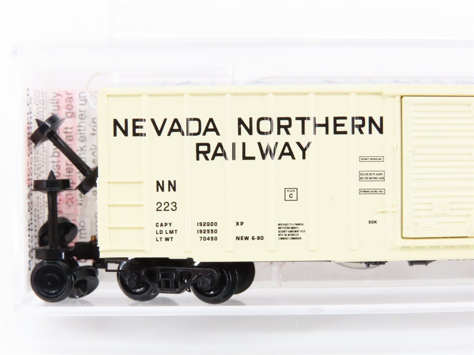 N Scale Micro-Trains MTL 25510 NN Nevada Northern Railway 50' Box Car #223