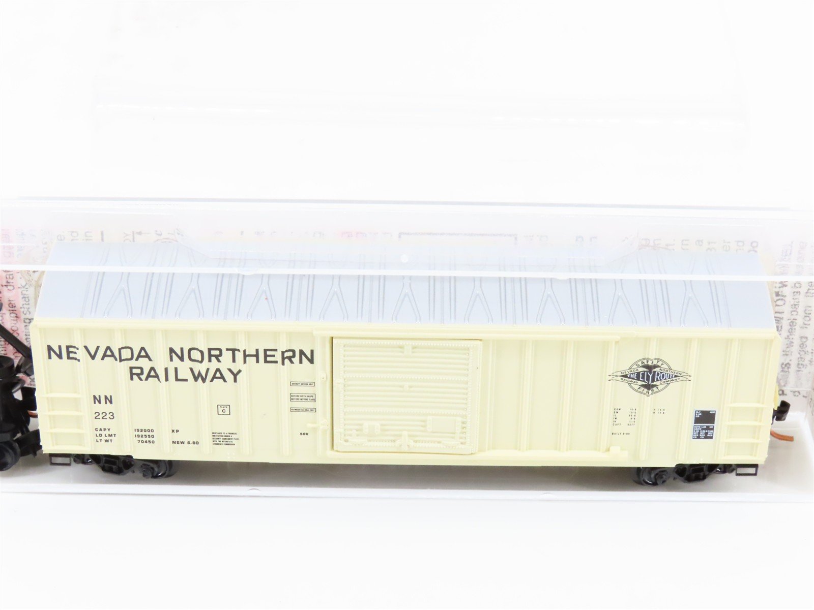 N Scale Micro-Trains MTL 25510 NN Nevada Northern Railway 50' Box Car #223