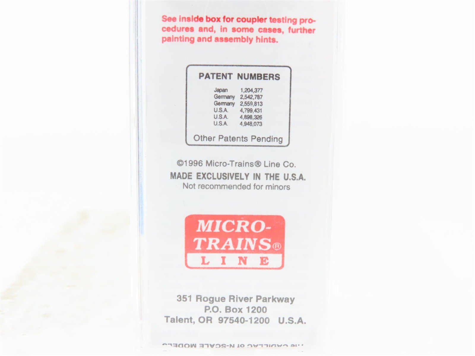 N Scale Micro-Trains MTL 21040 GN Great Northern 40' Plug Door Box Car #6619
