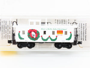N Scale Micro-Trains MTL 51180 Christmas Holiday 1995 Wood 34' Caboose #5