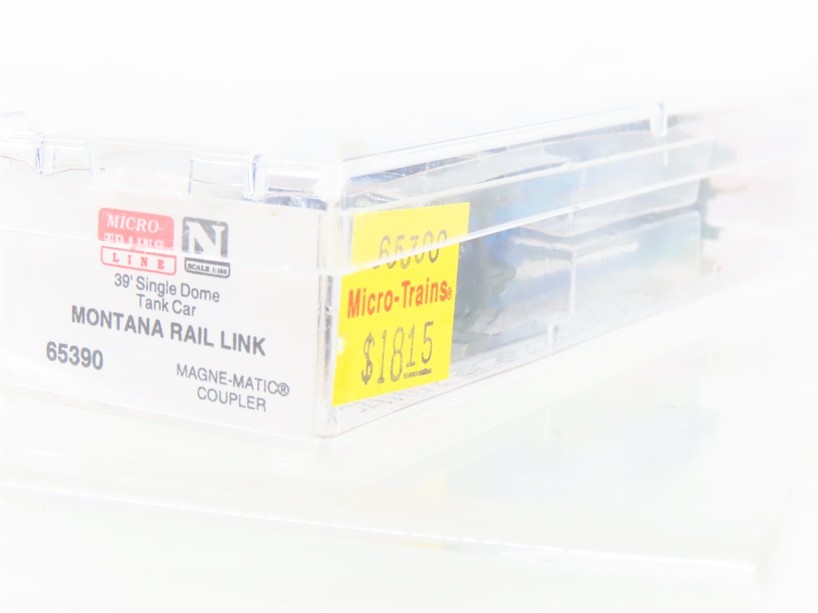 N Micro-Trains MTL 65390 MRL Montana Rail Link 39' Single Dome Tank Car #100015