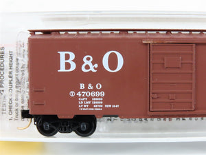 N Micro-Trains MTL 20346/1 B&O Baltimore & Ohio 40' Single Door Box Car #470699