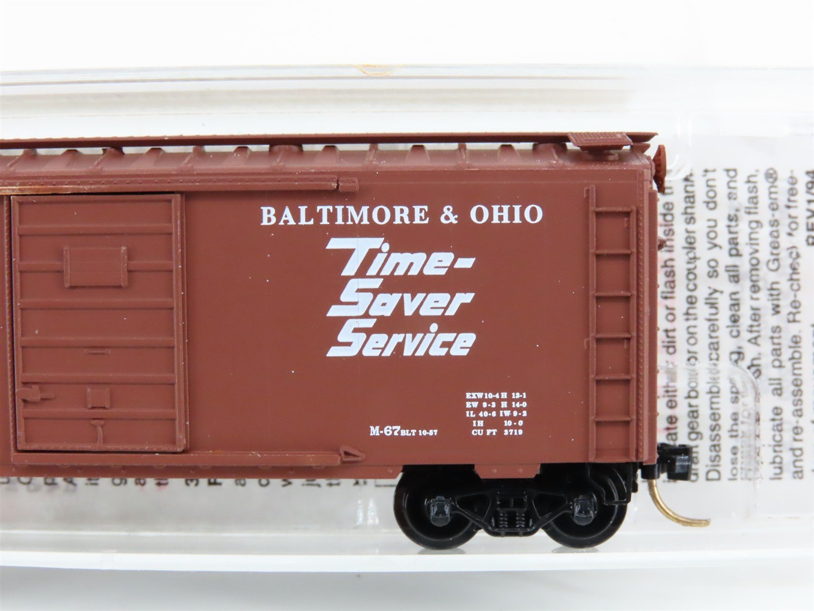 N Micro-Trains MTL 20346/1 B&O Baltimore & Ohio 40' Single Door Box Car #470699