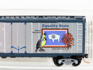 N Scale Micro-Trains MTL 21379 WY Wyoming State 40' Plug Door Box Car #1890