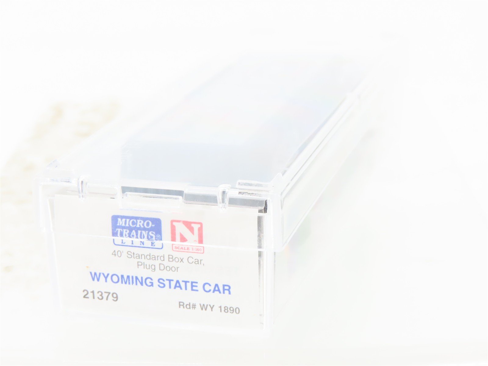 N Scale Micro-Trains MTL 21379 WY Wyoming State 40' Plug Door Box Car #1890