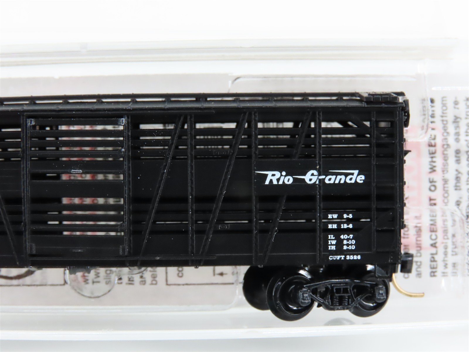 N Scale Micro-Trains MTL 35090 D&RGW Rio Grande 40' Despatch Stock Car #36419