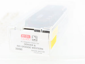N Scale Micro-Trains MTL 35090 D&RGW Rio Grande 40' Despatch Stock Car #36419