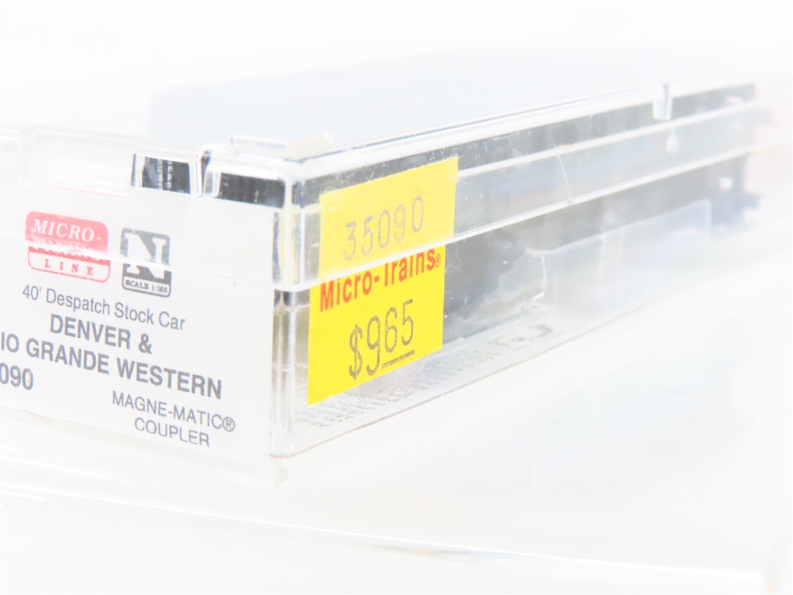 N Scale Micro-Trains MTL 35090 D&RGW Rio Grande 40' Despatch Stock Car #36419