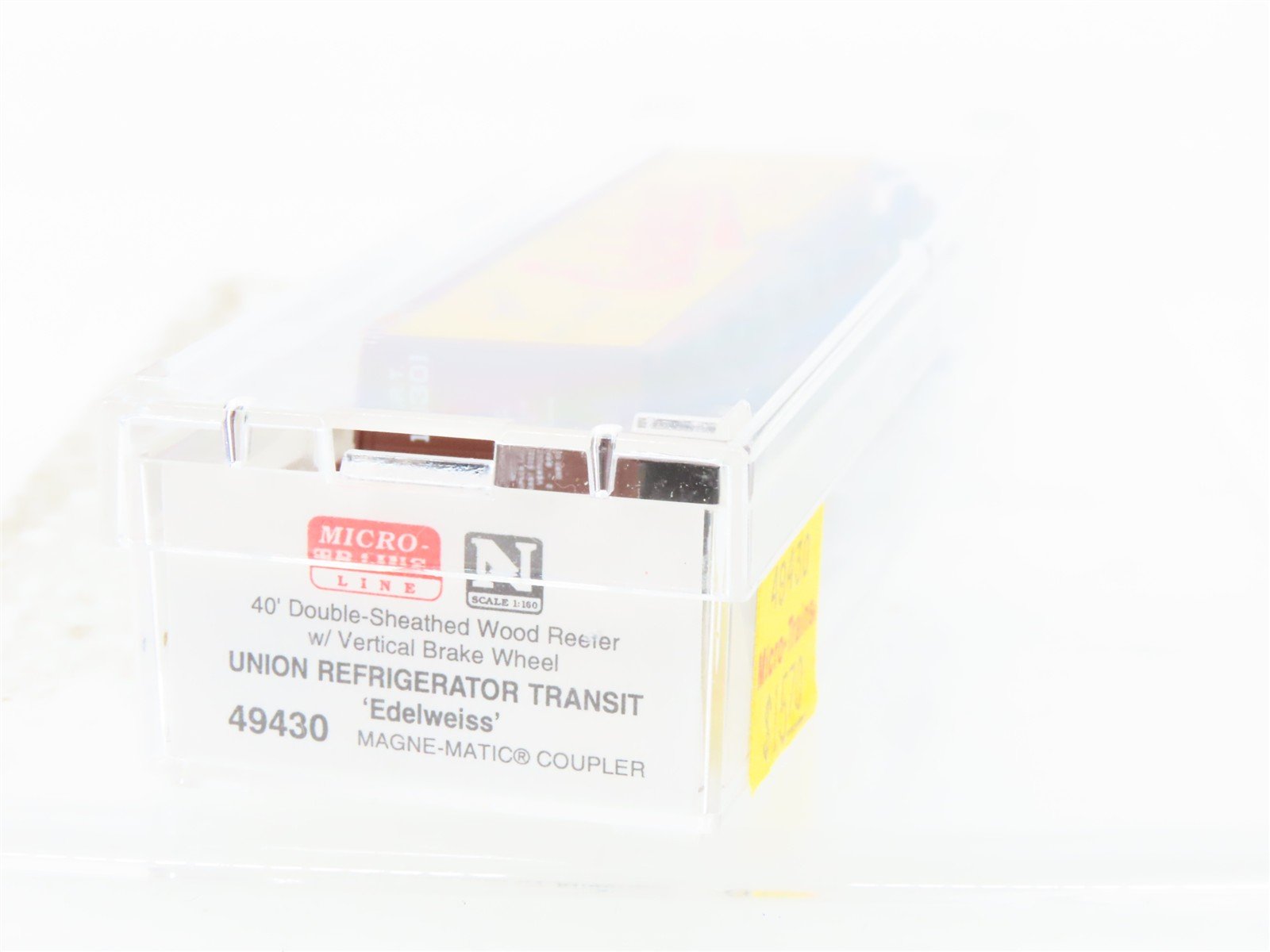 N Scale Micro-Trains MTL 49430 URT Edelweiss Brew 40' Wood Reefer #18301