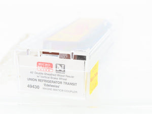N Scale Micro-Trains MTL 49430 URT Edelweiss Brew 40' Wood Reefer #18301
