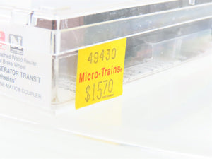 N Scale Micro-Trains MTL 49430 URT Edelweiss Brew 40' Wood Reefer #18301