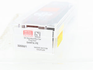 N Scale Micro-Trains MTL 32050/1 SFRB Santa Fe 50' Plug Door Box Car #6153