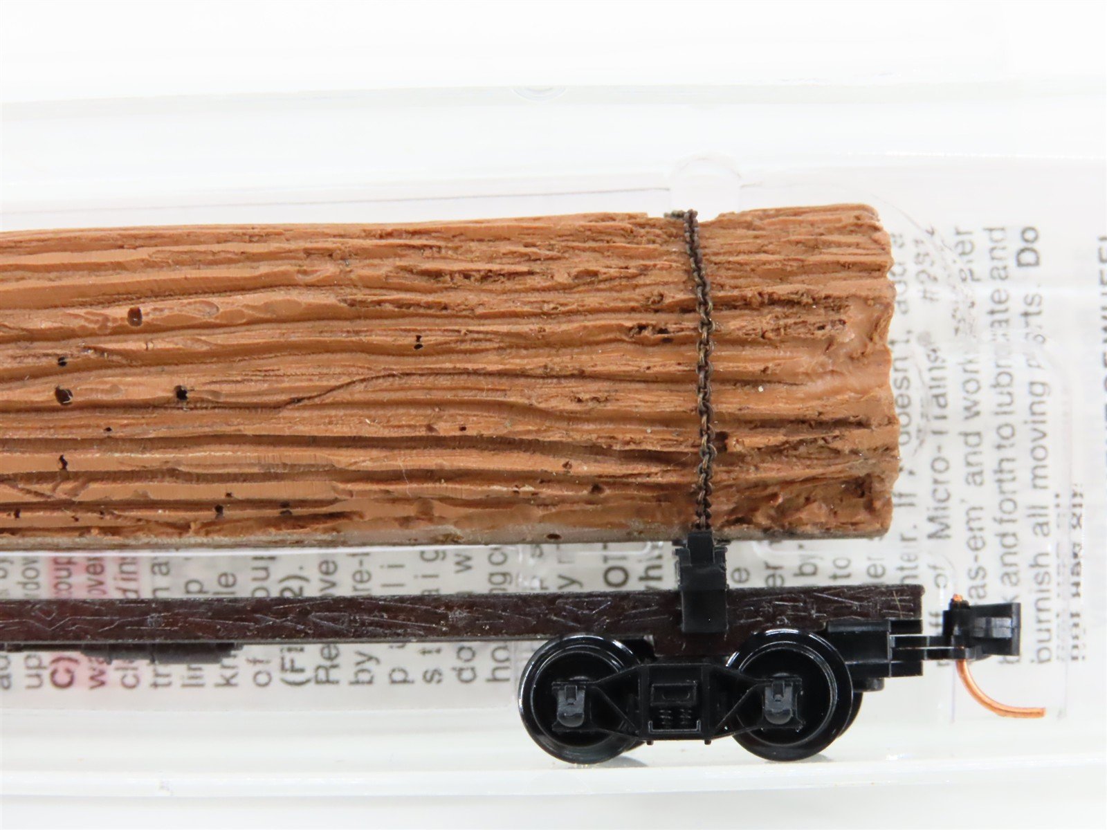N Scale Micro-Trains MTL 113030 40' Skeleton Log Car w/ Log Load #3