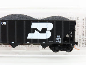 N Micro-Trains MTL 108110 BN Burlington Northern 3-Bay Hopper #528932 w/ Load