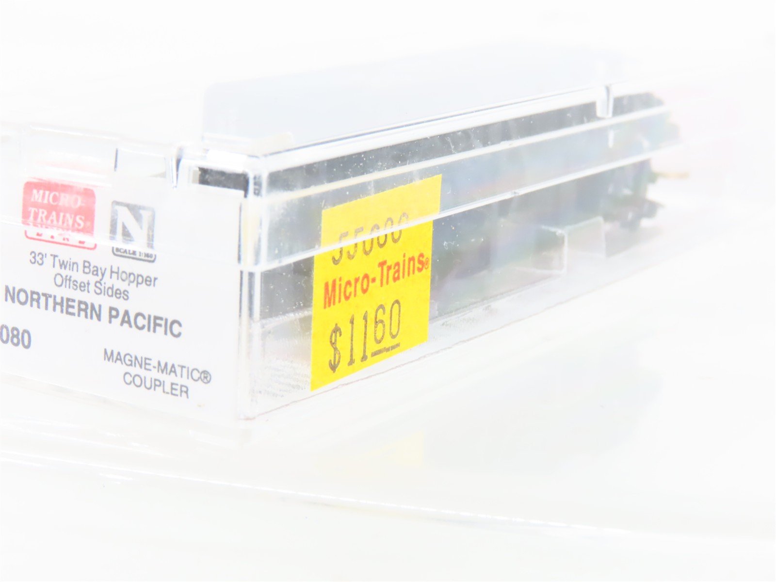 N Scale Micro-Trains MTL 55080 NP Northern Pacific 33' 2-Bay Open Hopper #70224