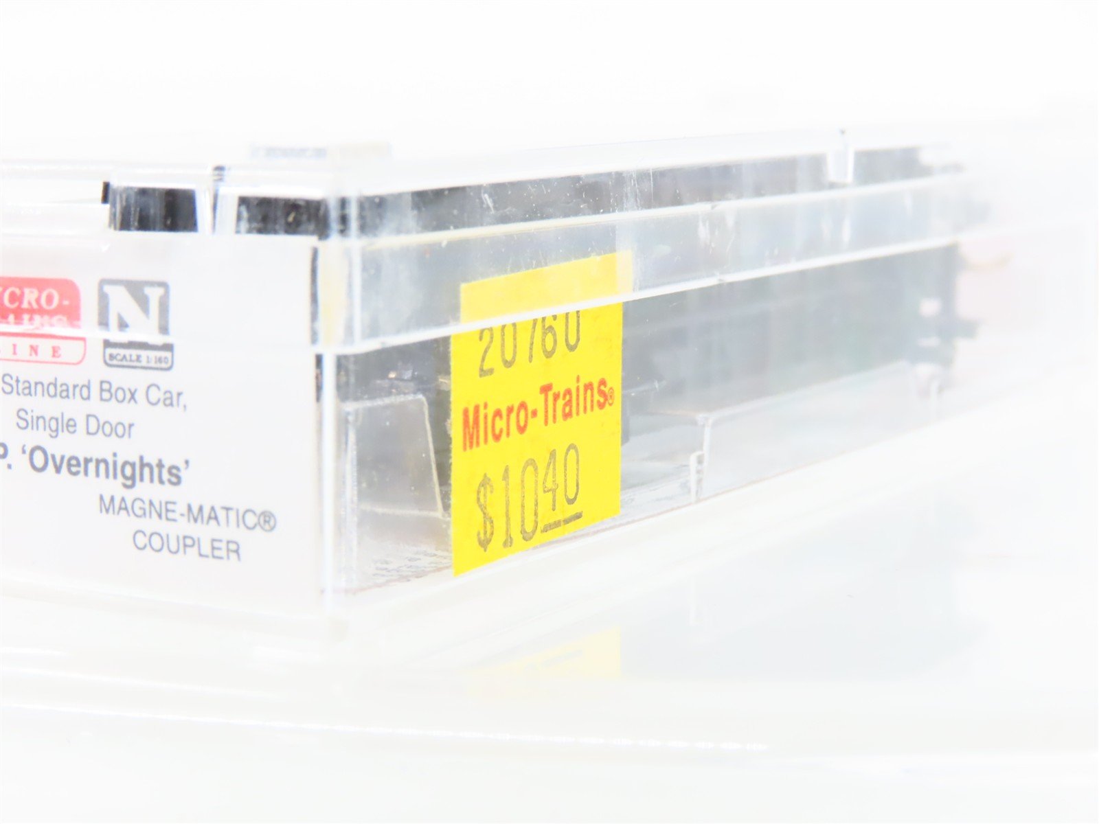N Micro-Trains MTL 20760 SP Southern Pacific Overnights 40' Box Car #163324