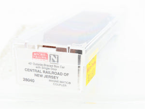 N Micro-Trains MTL 28040 CNJ Central Railroad of New Jersey 40' Box Car #17235