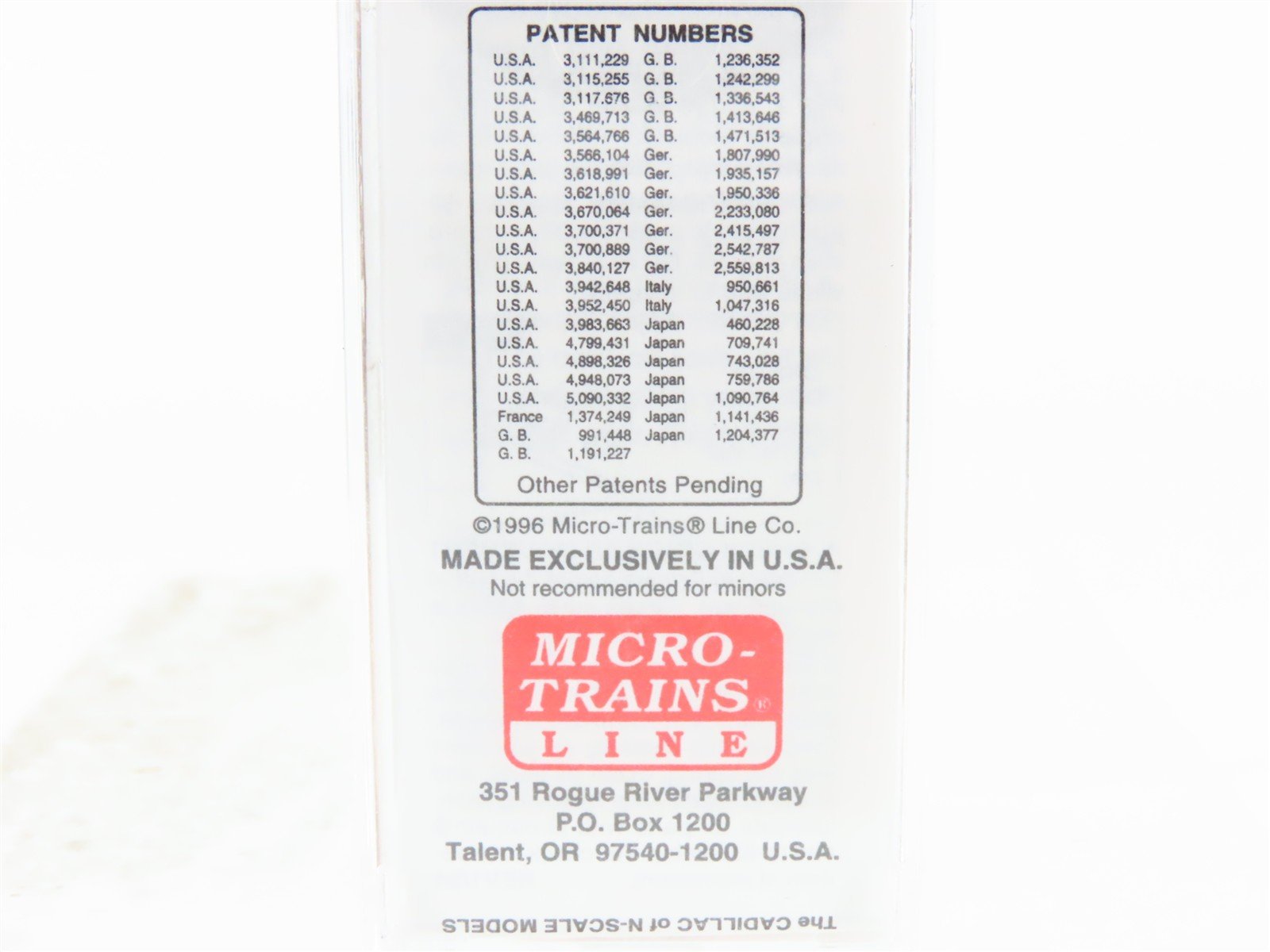 N Scale Micro-Trains MTL 100,010 T&P Texas & Pacific Railroad 36' Caboose #2525
